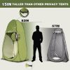 Camping Shower Tent 7FT Instant Pop Up Privacy Tents, Portable Toilet Tent Outdoor Dressing Room, Foldable Camp Sun Shelter for Beach Fishing