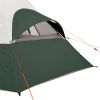 7-Person 1-Room Teepee Tent;  with Vented Rear Window;  Green