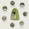 Camping Shower Tent 7FT Instant Pop Up Privacy Tents, Portable Toilet Tent Outdoor Dressing Room, Foldable Camp Sun Shelter for Beach Fishing