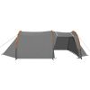 Camping Tent 4 Persons Gray and Orange