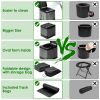 Portable Toilet for Car Camping Boating Hiking Outdoor Travel Potty with Carry Bag Foldable Emergency Toilet with Lid Trash Bags