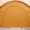 Camping Tent 6 Persons Gray and Orange