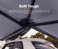 San Hima 270 Degree Free-Standing Awning 600D Double-Ripstop Oxford 4WD UPF50+